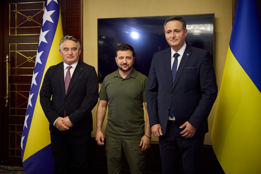 Президент зустрівся з Головою і членом Президії Боснії і Герцеговини